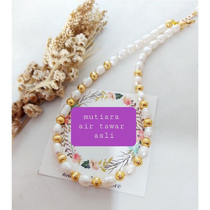 KALUNG MUTIARA ANAK KALUNG MUTIARA DEWASA KALUNG MUTIARA COUPLE kalung mutiara air tawar asli lombok