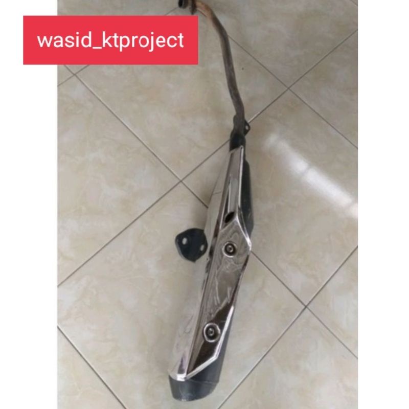 Knalpot Standar Supra x125 fi Knalpot Standar Hlem.in Original (Scend)