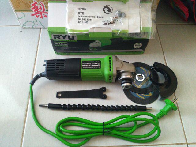 Ryu Mesin Gerinda Rsg 100-3 / Angle Grinder / Gerinda Tangan 4 Inch Ryu