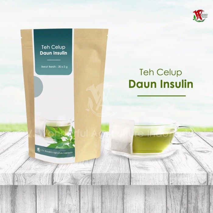 Jual Teh Celup Daun Insulin Obat Diabetes Herbal Hastutiseler