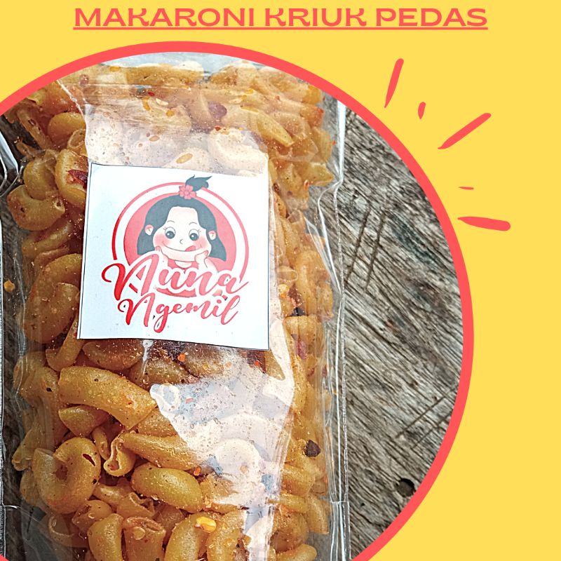 

Makaroni Kriuk Pedas Nagih 100gr