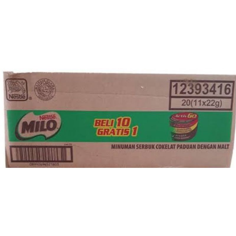 

Susu Bubuk Coklat MILO SACHET 22 GRM 1 DUS/KARTON LANGSUNG DARI GUDANG