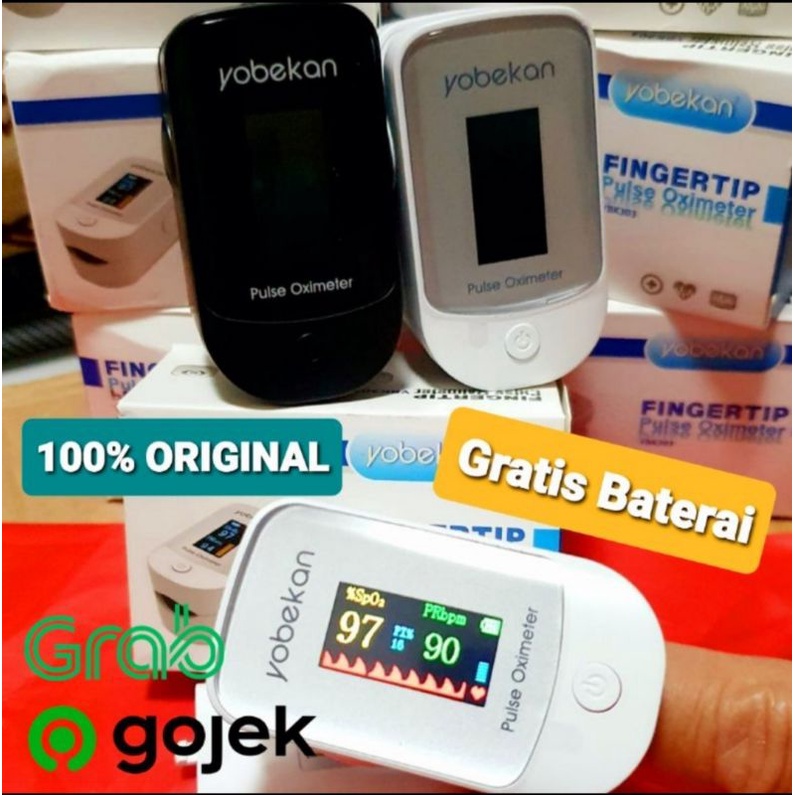 Oxymeter Yobekan Fingertip Pulse Oximeter - Oxymeter LK87 LK88 LK89 Alat Ukur Oksigen Dan Detak Jantung