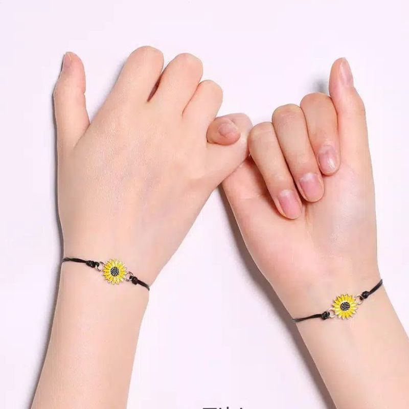 [2PCS] GELANG BFF/ GELANG PERSAHABATAN/ GELANG FRIENDSHIP/ GELANG SUNFLOWER