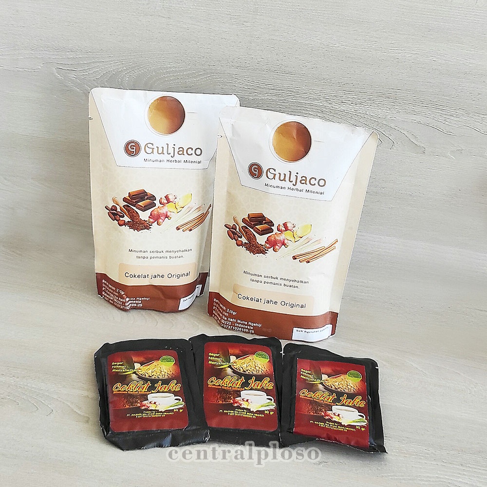 Cokelat Bubuk Rasa Jahe Merah Herbal Coklat Lezat Hangat Kemasan Sachet