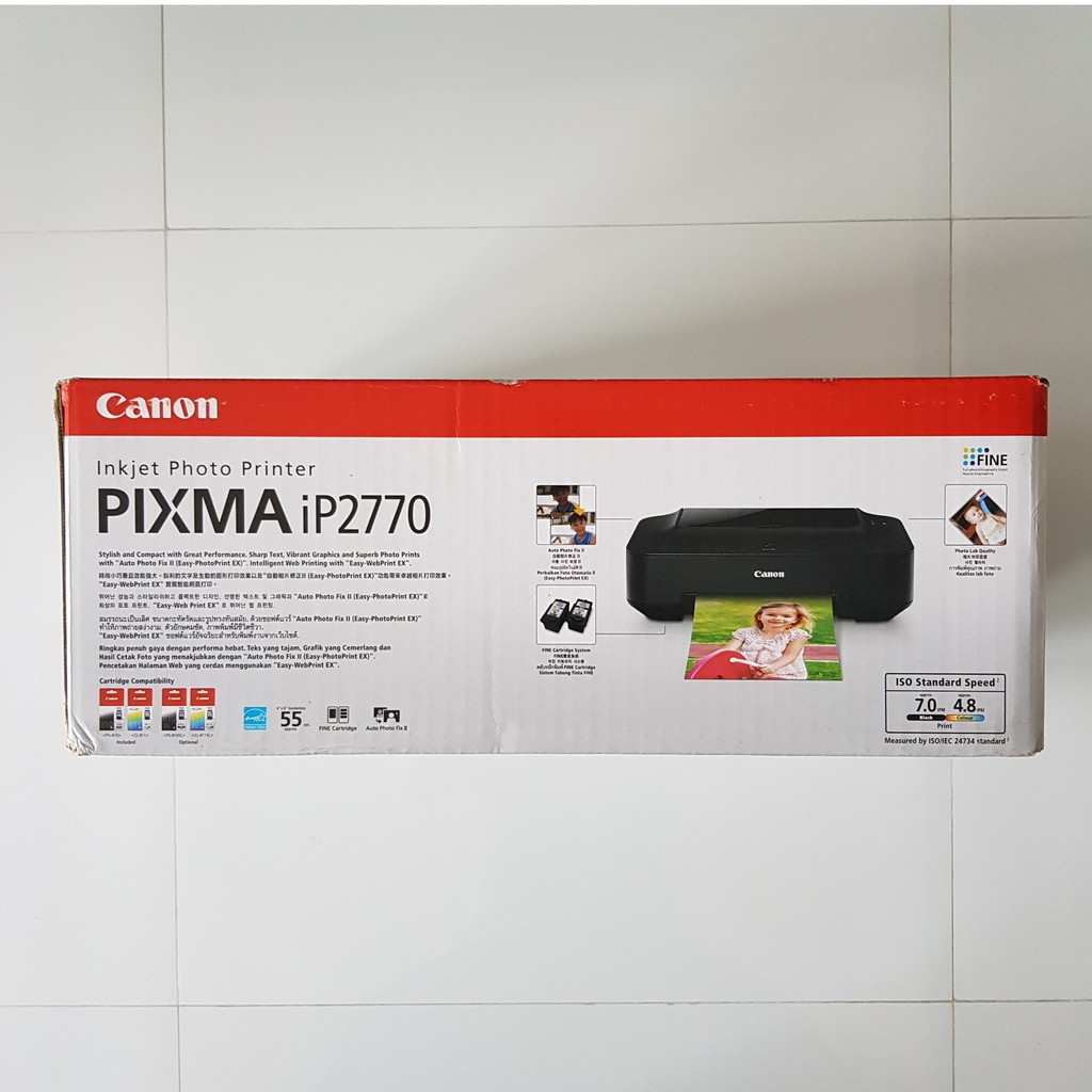 Canon Pixma iP2770 / iP 2770 Inkjet Printer