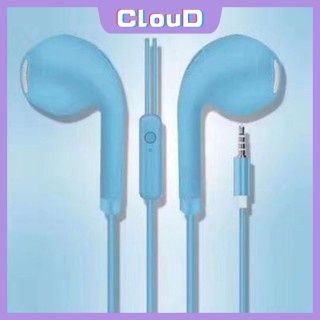 U19 Headset Earphone In-Ear Super Bass Kabel Jack 3.5mm Motif Retak Warna-Warni