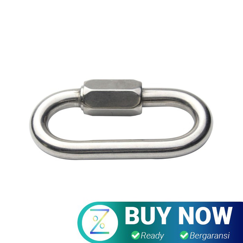 Xinda Karabiner Safety Lock Stainless Steel - XD-8619 - Silver