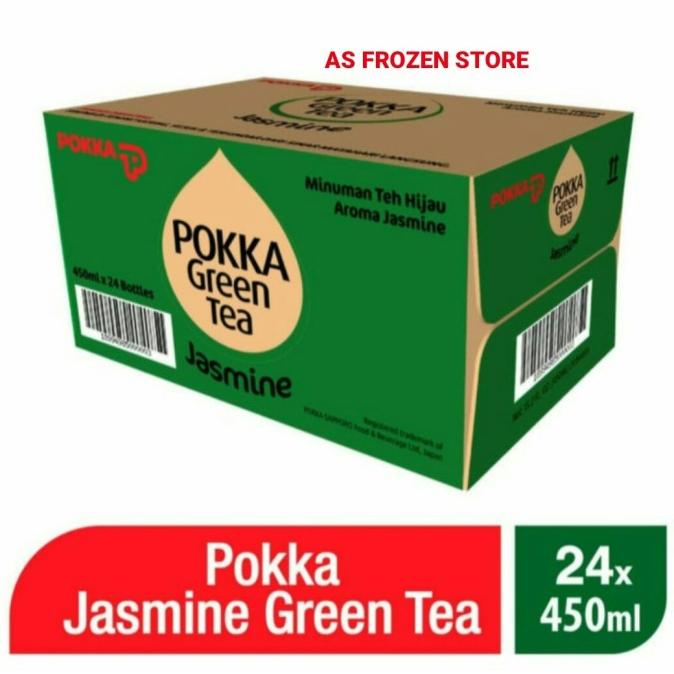 

(BISA COD) Pokka Green Tea Jasmine 450ml Pet / Teh Hijau Pokka 1dus 24btl TERMURAH Kode 942