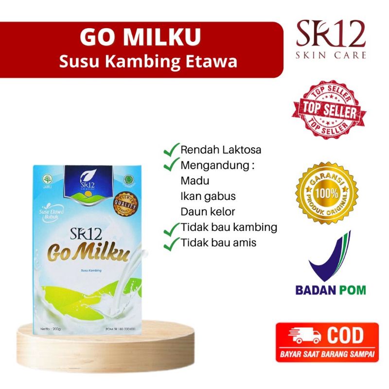 

Best Seller! GO MILKU Susu kambing etawa SR12/ Susu penggemuk badan/ Susu penambah nafsu makan
