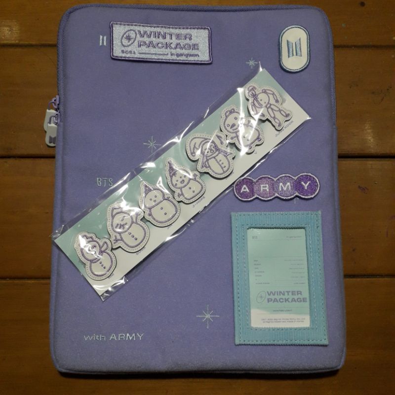 (booked)pouch + wappen bts winter package 2021