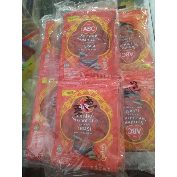 

Sambal Terasi ABC (10sachet x 20gram)XEJ gosend