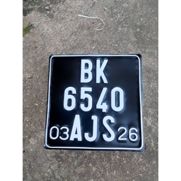 Bikin plat Motor vespa / Plat Motor Custom / Variasi Plat Motor Mobil