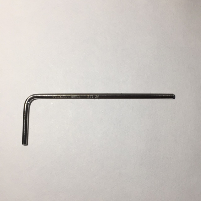 Kunci L untuk baut zishan/wallnut