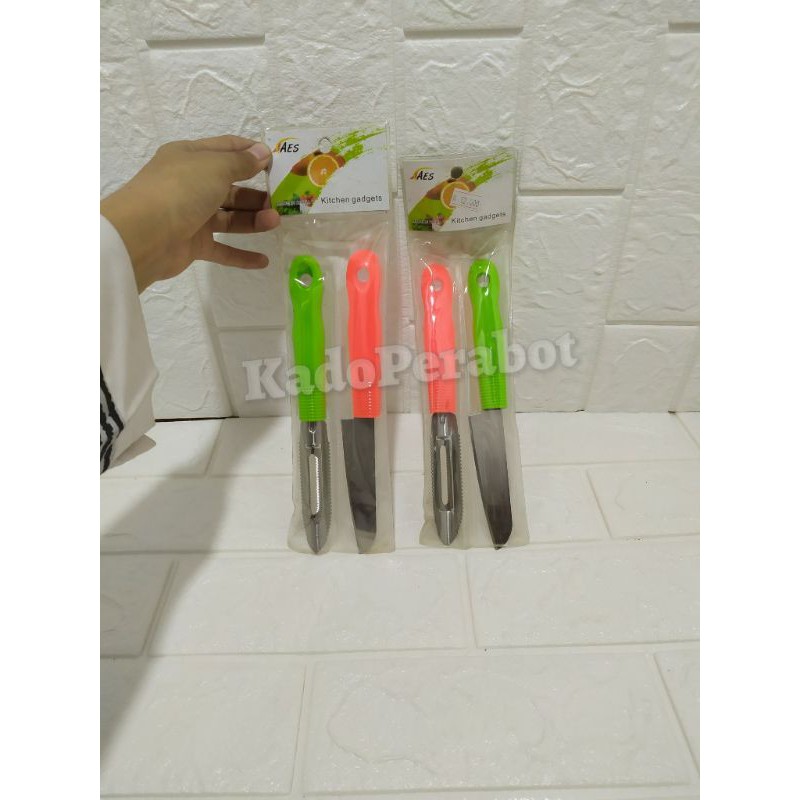 pisau set peeler  AES - pisau dan peeler set - pisau set peeler murah