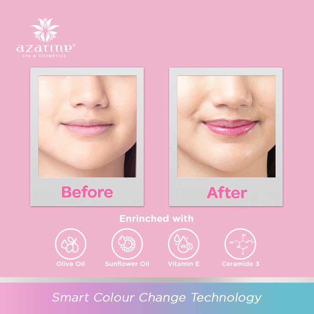 Azarine Vitamin Lab Series - Skinfit Essence Toner/CBD Hydraoxidant Ampoule /Magic Colour Lip Serum Halal Original BPOM