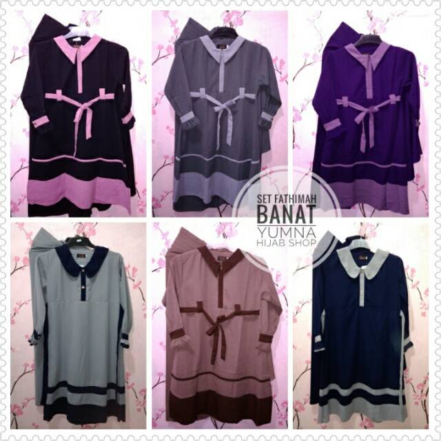 Setelan Gamis Jilbab anak
