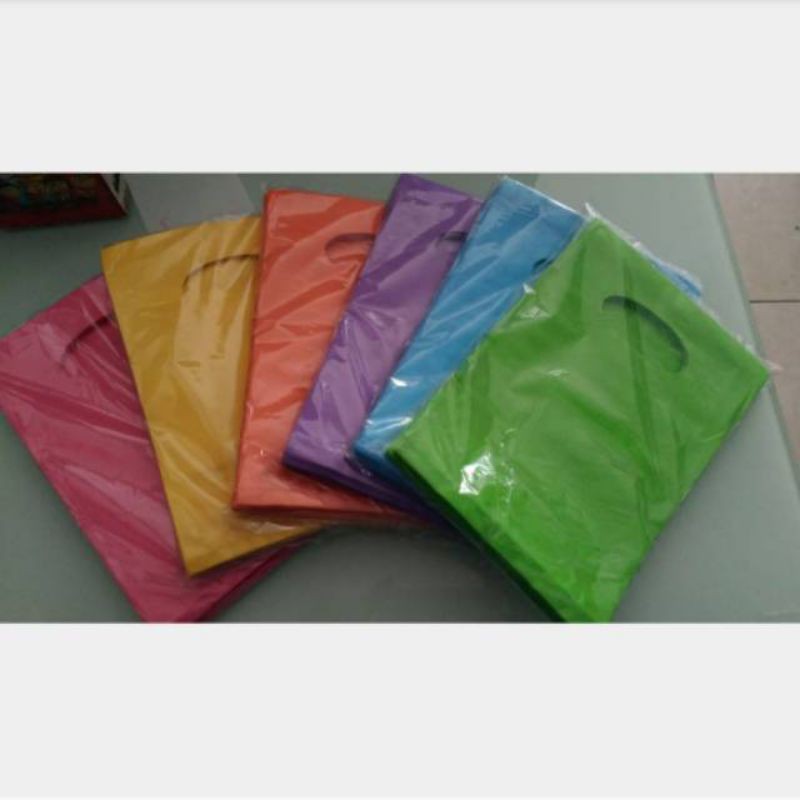 Plastik HD Plong 35x50 cm/shopping bag besar/kantong belanjaan/kantong kresek/packing tebal murah