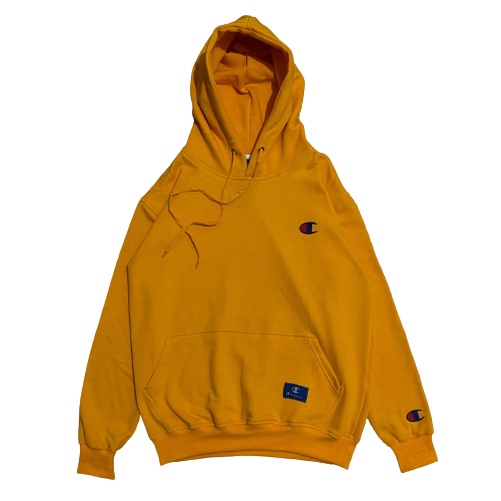 Jaket Sweater Hoodie CHAMP BACK WRITING – Yellow Edition Fashion Trendy Casual Pria Good Brand Quality Stylish