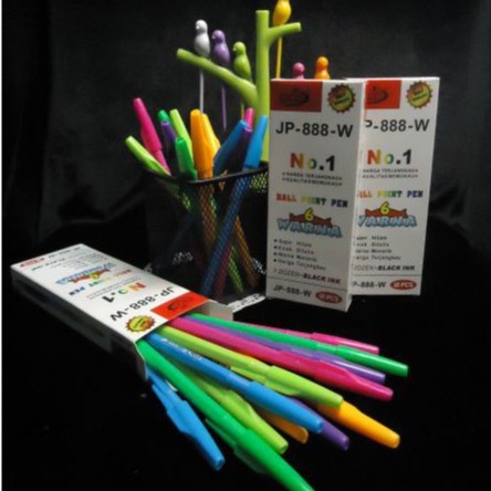 PULPEN PENA ESCO JP 888 W PEN MURAH BOLPOIN ATK GROSIR (1Pcs)