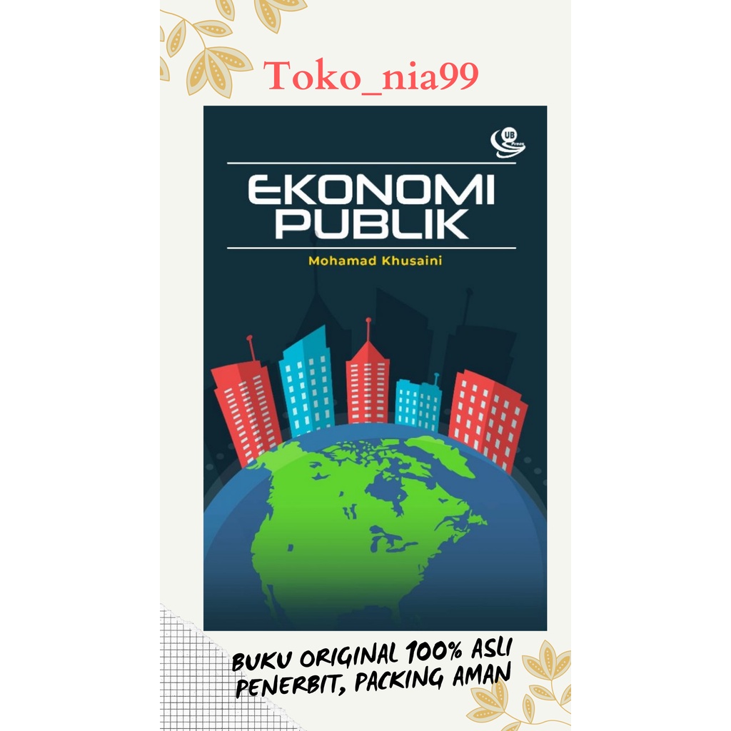 Jual Buku Original Ekonomi Publik ORI UB PRESS | Shopee Indonesia