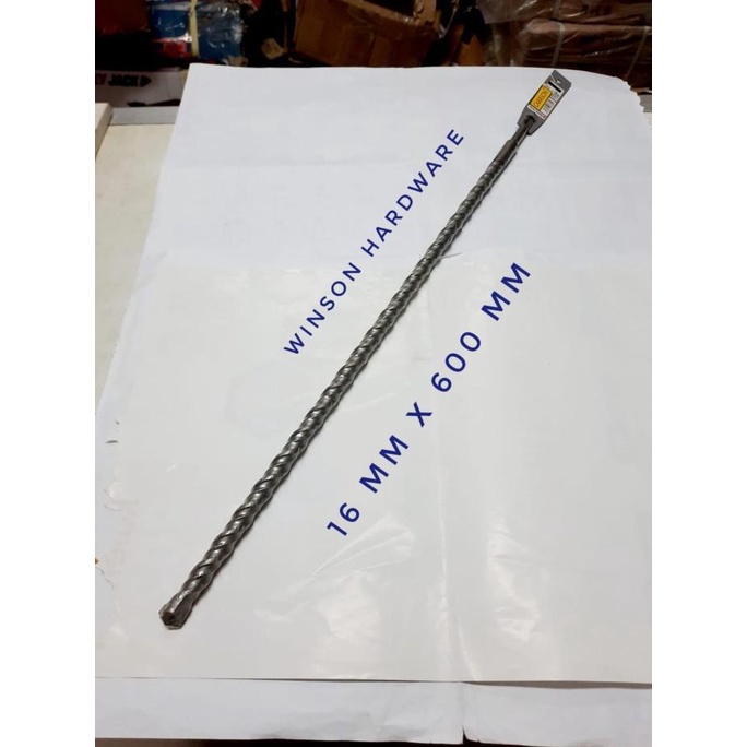 Mata Bor SDS Plus Beton 16mm x 600mm Carrson Panjang Tembok 16 mm 60cm