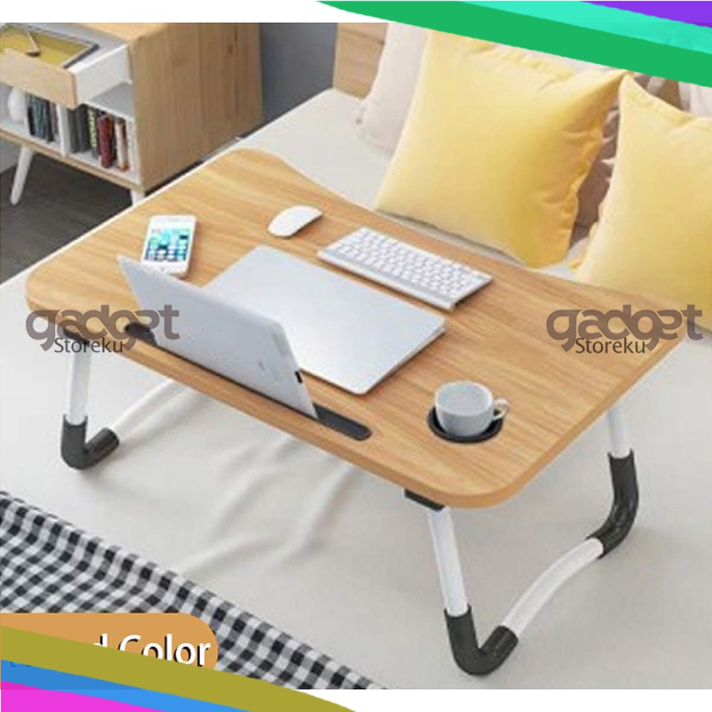 Stand Meja Laptop Lipat Foldable Notebook Desk Table