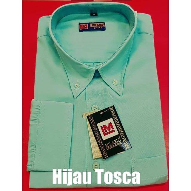  KEMEJA  PRIA  WARNA  HIJAU  TOSCA  HIJAU  MINT POLOS TERSEDIA 