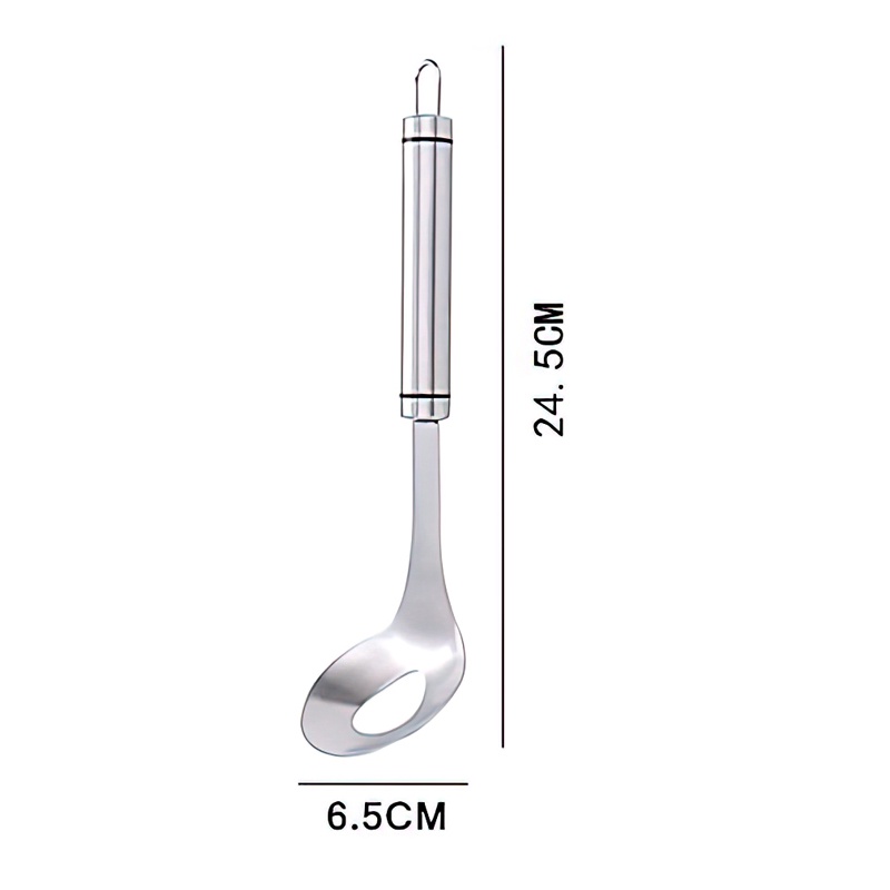 [Stainless Steel Meatball Spoon with Long Non-stick Handle] [Shrimp Ball Making Mold with Oval Hole] [Meatball Making Tool]