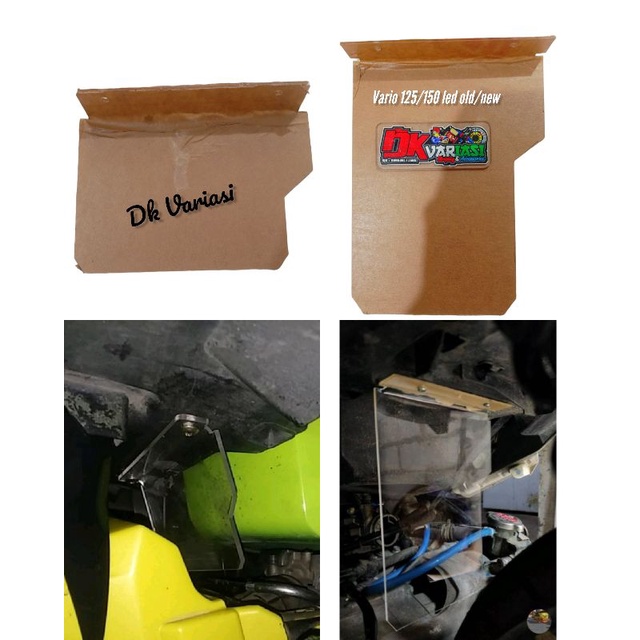 MUDFLAP AKRILIK PELINDUNG LUMPUR VARIO 125/150 LED