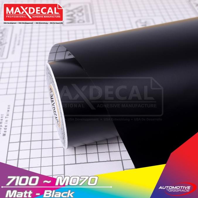

>>>>>] MAXDECAL 7100 - M070 Matt Doff Black Sticker Vinyl [METERAN]