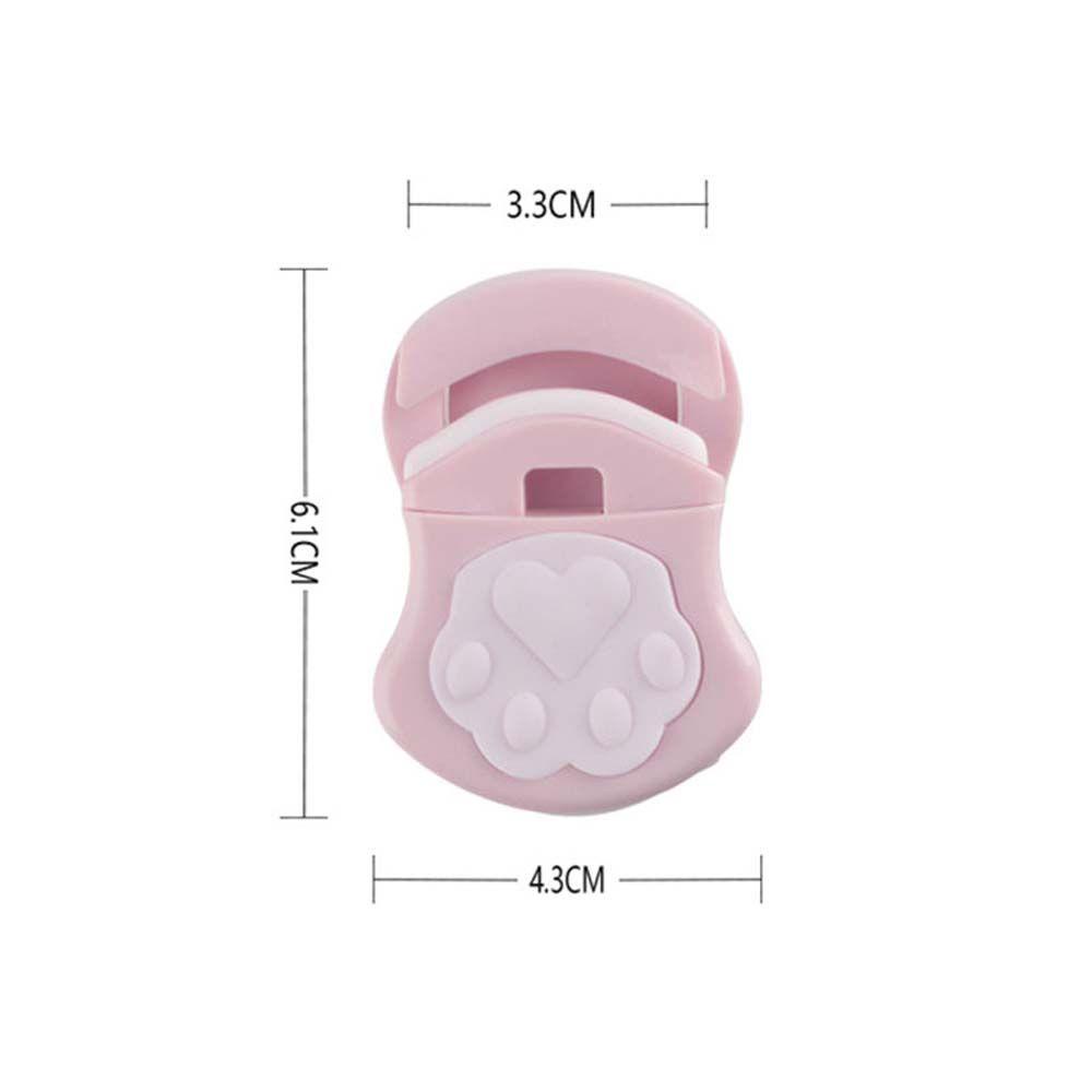 NEEDWAY Needway Penjepit Bulu Mata Mini ABS Lucu Aksesoris Kosmetik Tahan Lama Cat Claw Eyelash Clip