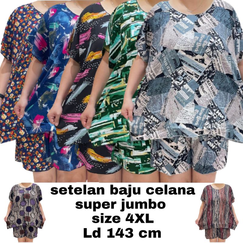 setelan jumbo wanita setelan rayon jumbo wanita bahan rayon good quality