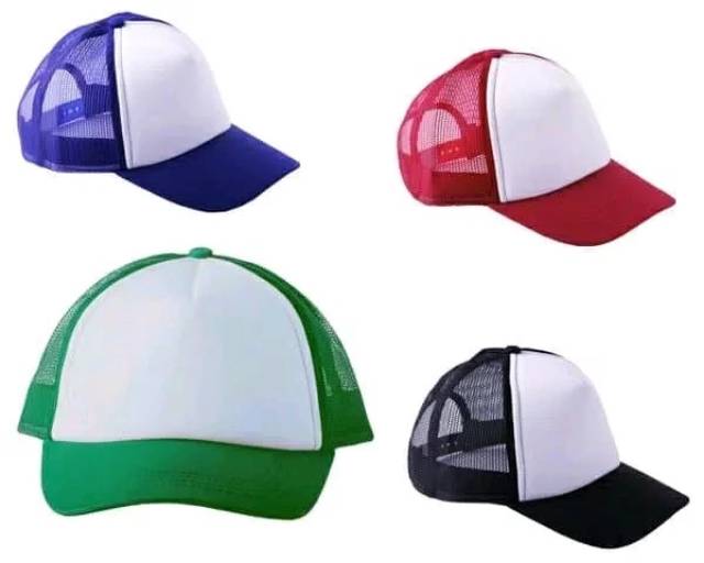 Topi Trucker Polos Topi Polos Jaring