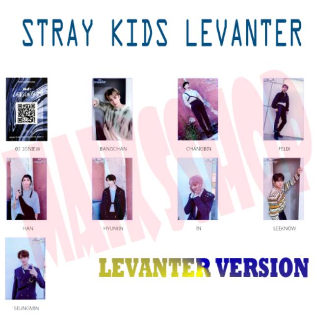 Stray Kids Levanter Photocard Kpop