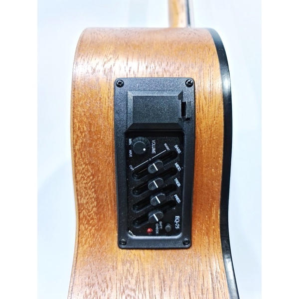 Gitar Akustik Elektrik Merk Camwood Original Tipe IWC-235 NSK Eq-7545 Equalizer Listrik Jakarta