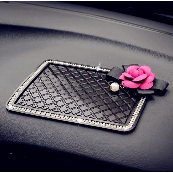 Antiselip Dashboard Mobil DAD Bunga Passion Flower Daisy Premium Import