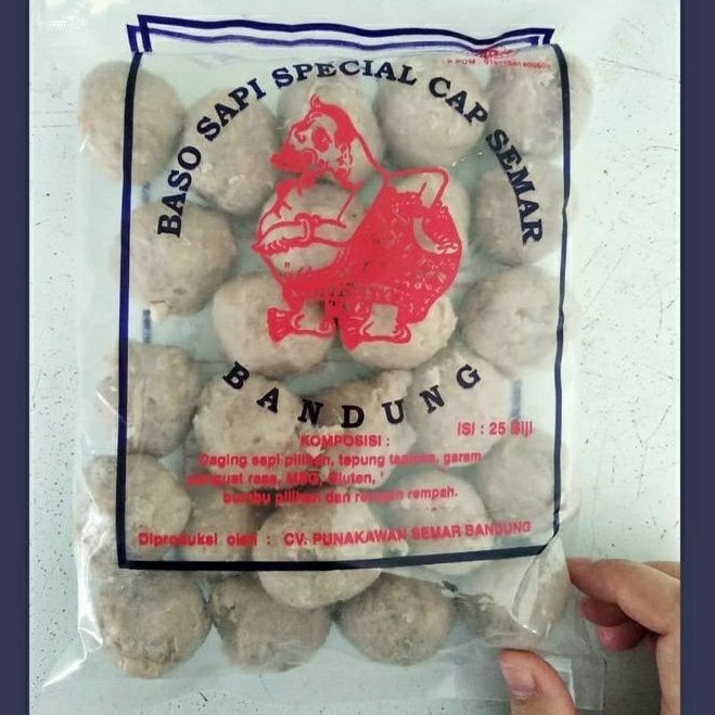 

Bakso Sapi Semar Sedang 25biji