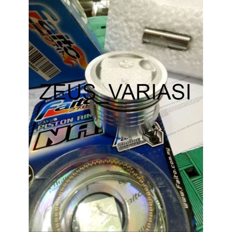 piston faito 53.5 pen 13 pin 13 mm plus ring seher.original faito racing