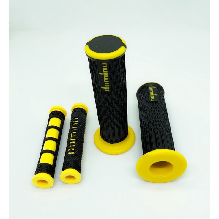 (PROMO PAKET MURAH) handgrip grip domino jaring plus karet handle rem semua motor bisa