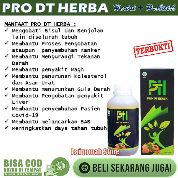 Pro DT Herba Obat Diare Anak 1 2 3 4 Tahun Dewasa Bab Mencret Pelunak Feses Bab Keluar Darah Herbal Alami Paling Ampuh Asli Original - obat diare anak alami paling ampuh - obat diare herbal untuk dewasa - obat yang paling ampuh bagus untuk diare