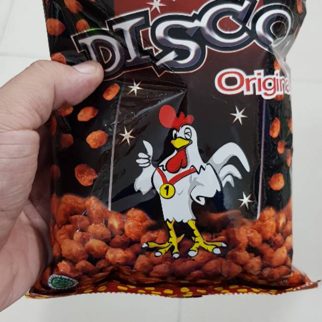 

Kacang disco cap ayam ukuran 225 gram khas makassar