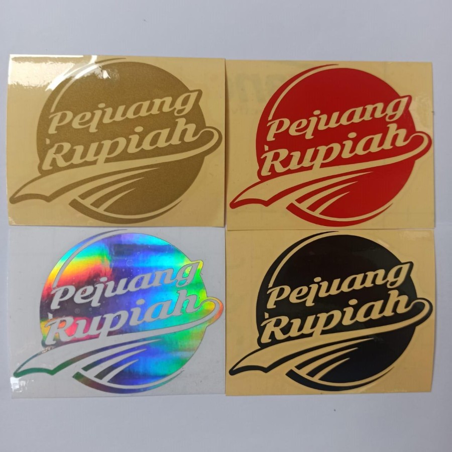 cutting Stiker sticker pejuang rupiah mobil motor wallpaper helm new
