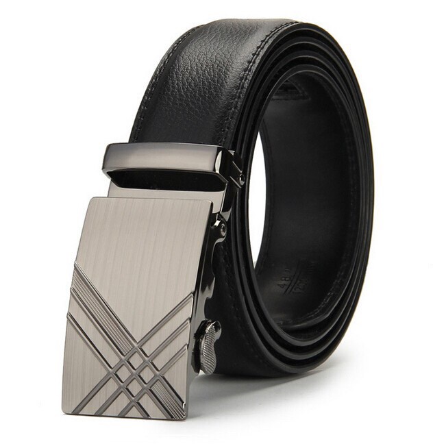 Ikar Pinggang Pria Kulit Rel / Gesper Pria Rel /