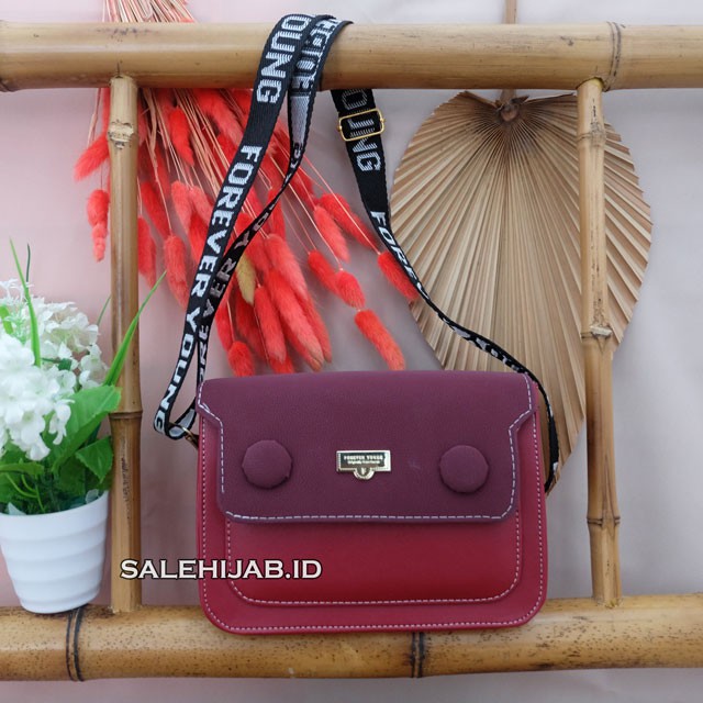 Tas Selempang Wanita Tali Double Strap