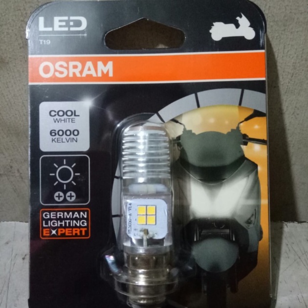 Jual lampu depan led osram putih vario 125 beat satria mio bohlam led motor Limited
