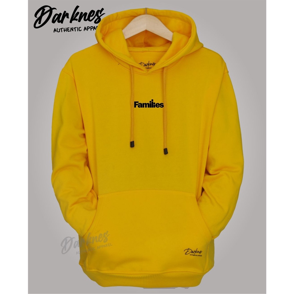 sweater hoodies pria warna kuning font families  bahan tebal warna denim sweter jaket distro origina
