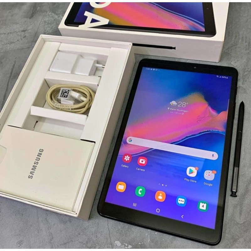 SAMSUNG GALAXY TAB A8 2019 WITH S-PEN FULLSET MULUS NETT