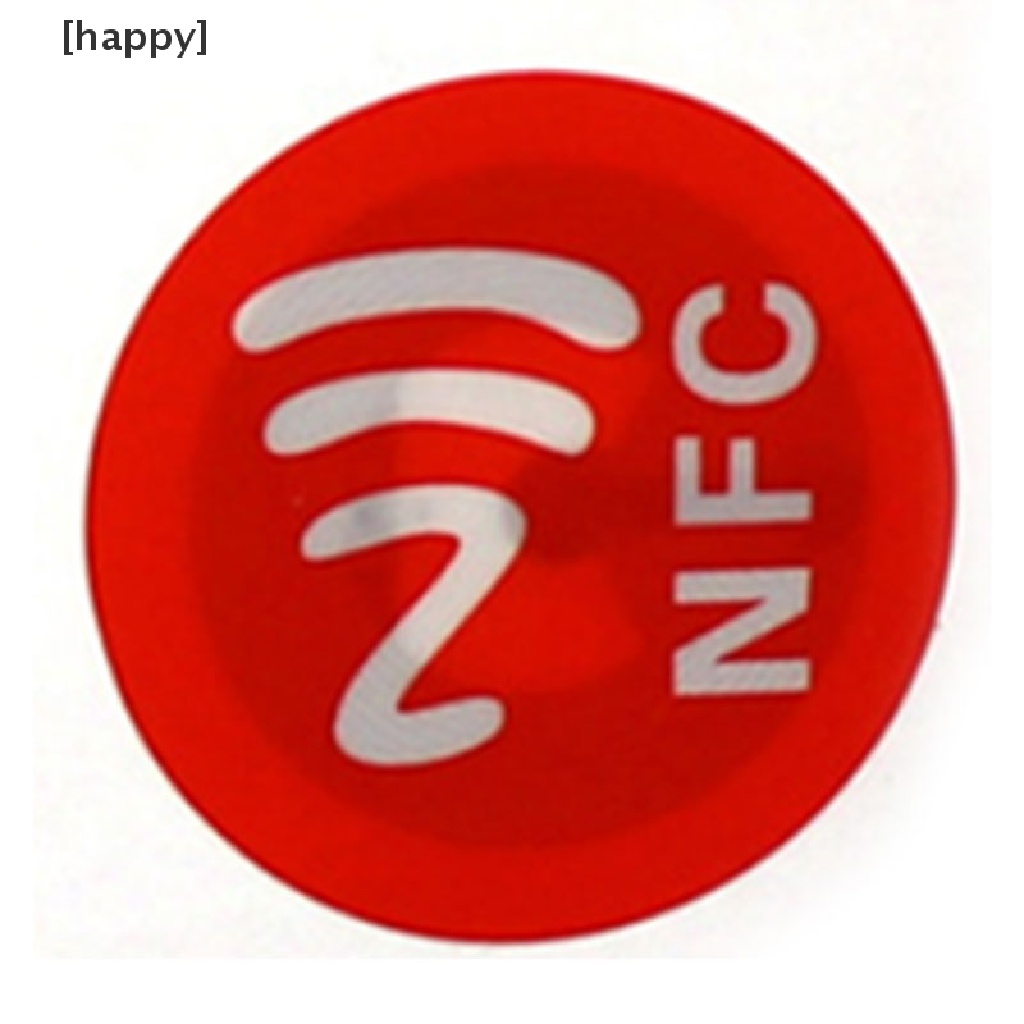 Ha 1pc Stiker Nfc Smart Ntag213 Bahan Pet Anti Air Untuk Semua Jenis Smartphone