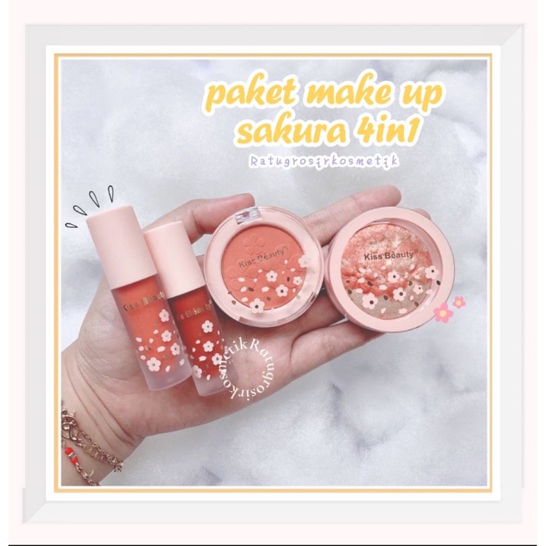 [PER PACK] PAKET MAKE UP KISS BEAUTY SAKURA